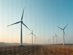 Wind farm at industrial park